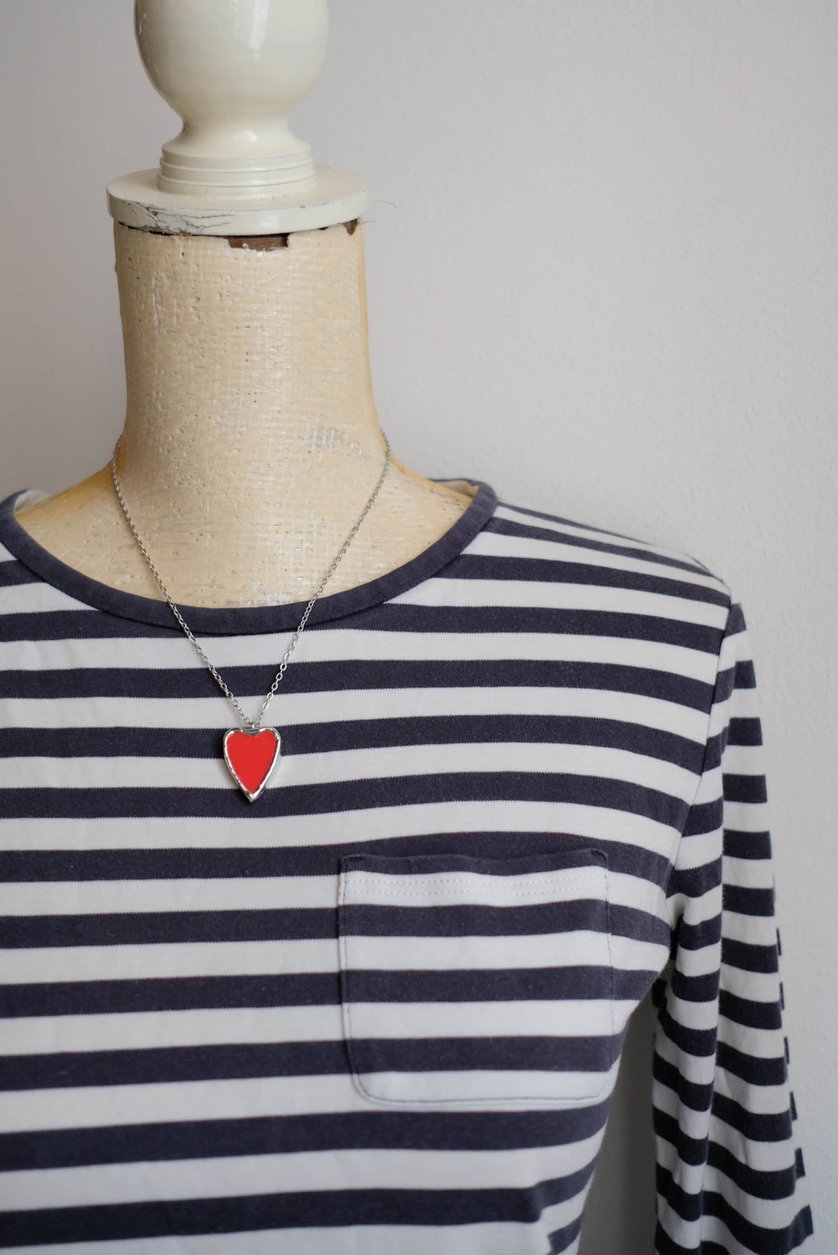 collana cuorino rosso