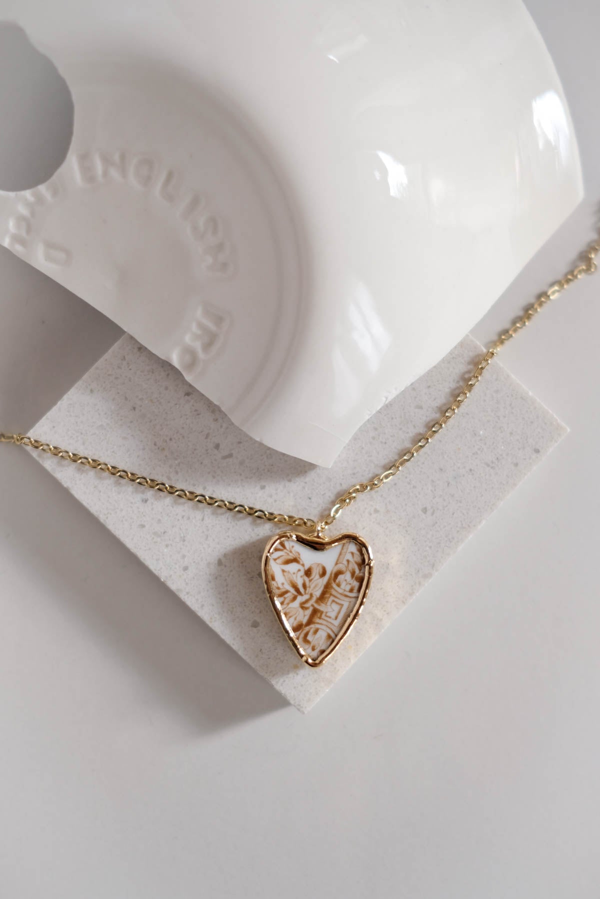 Collana beige/o