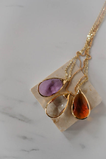 Collane goccia grandi pl. oro