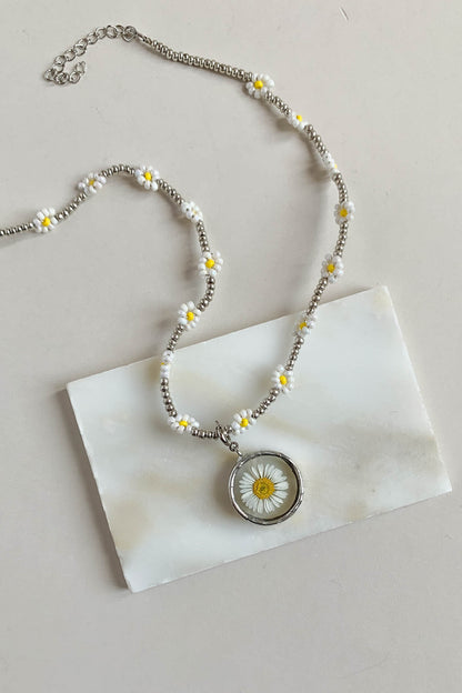 Collana margherita perline