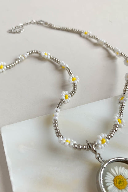 Collana margherita perline