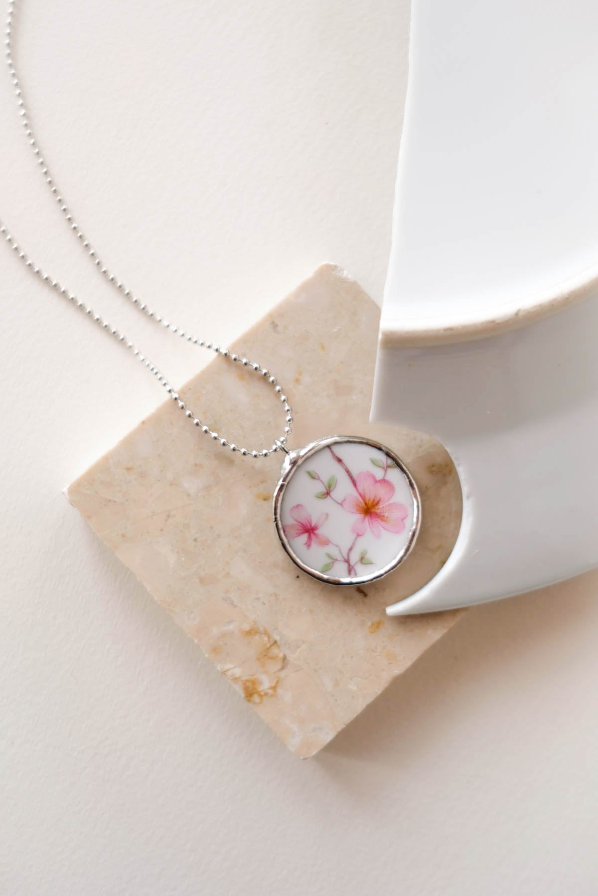 Collana 323 - fiore di ciliegio
