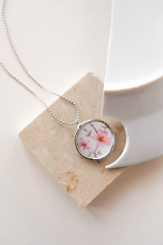 Collana 323 - fiore di ciliegio