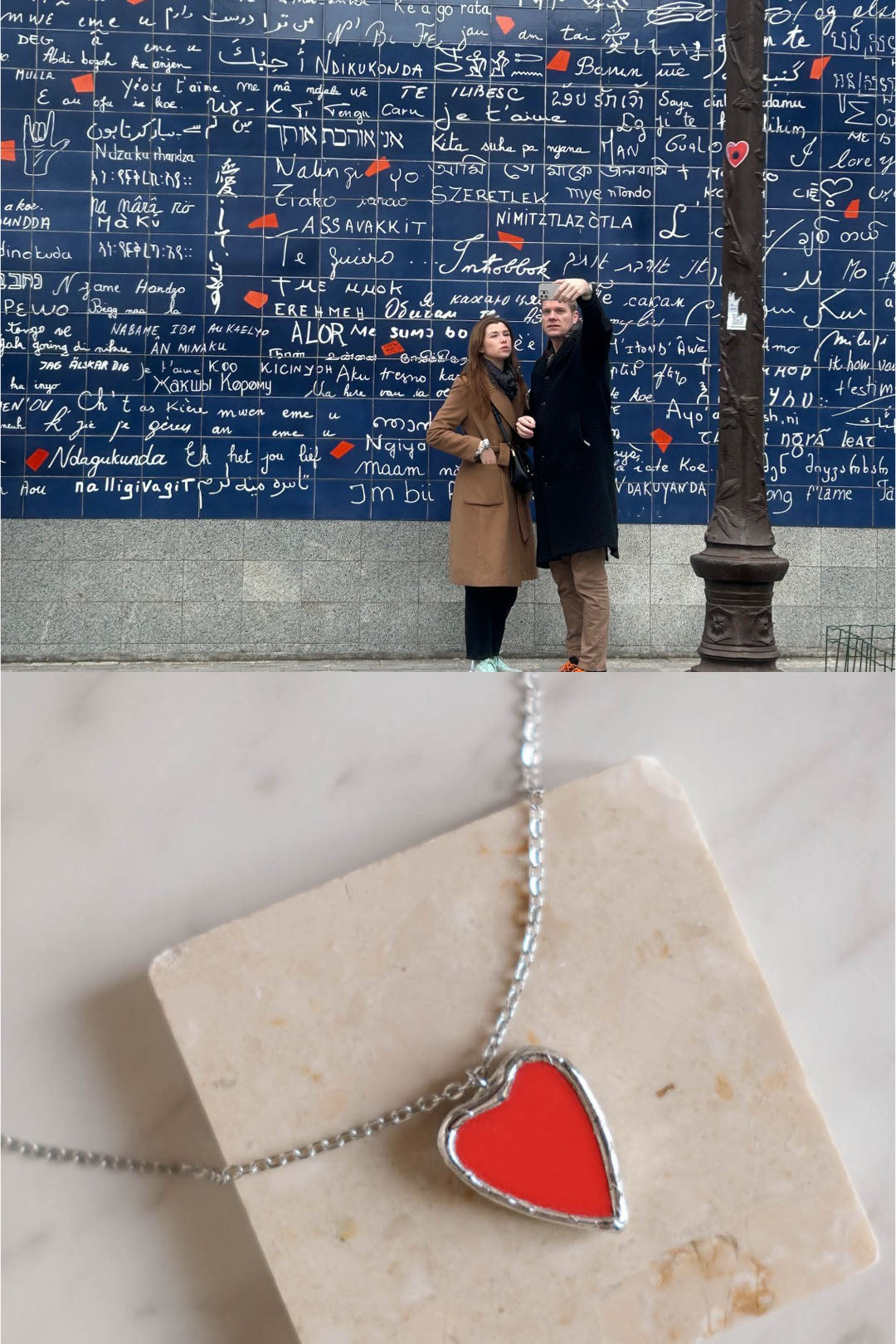 collana cuorino rosso