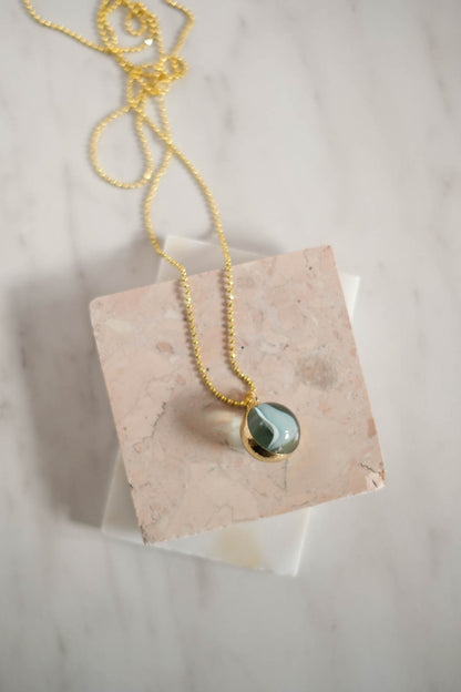 Collane biglia placcato oro