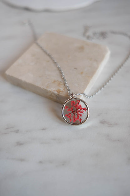 Collana carota selvatica rossa