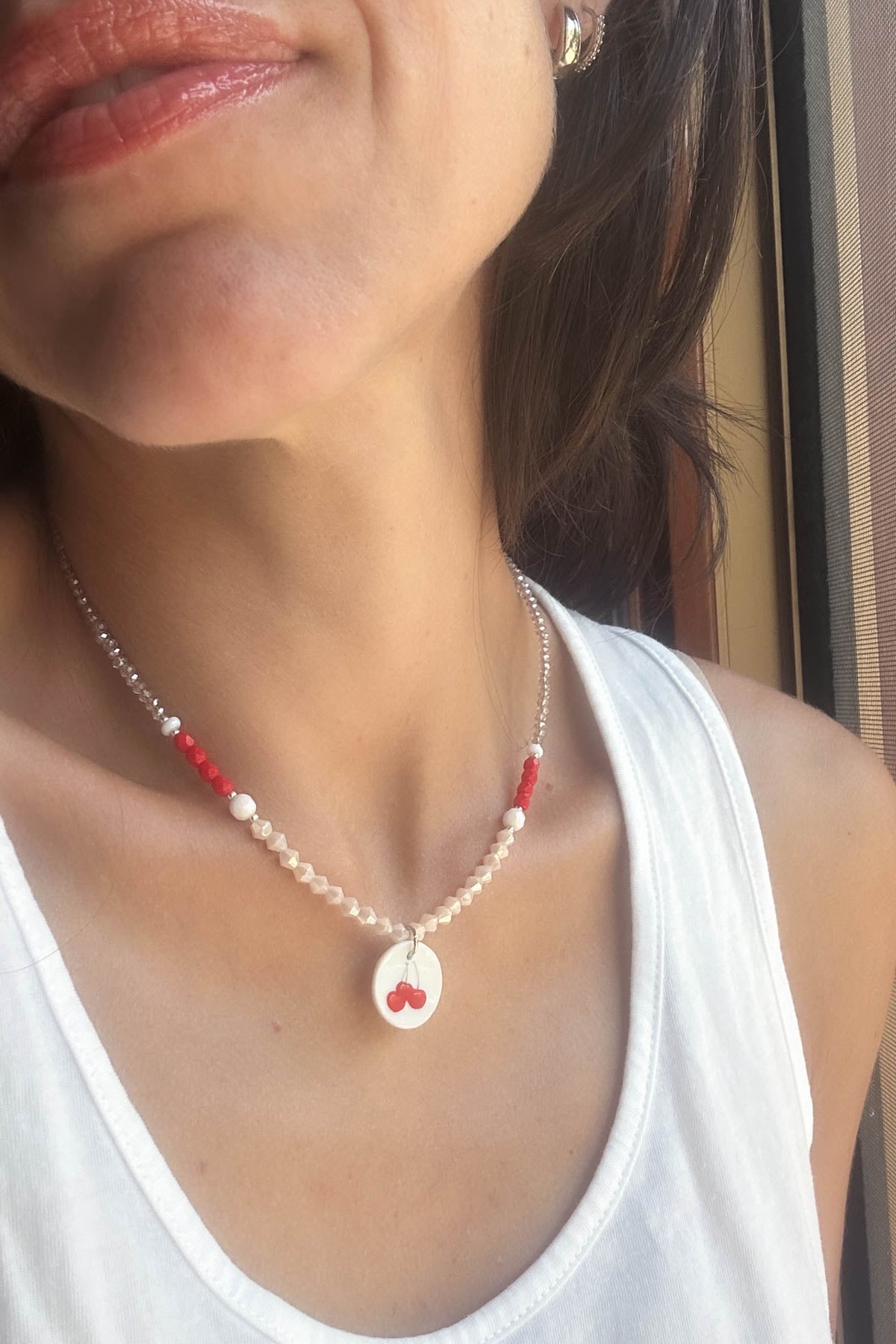Collana perline 18
