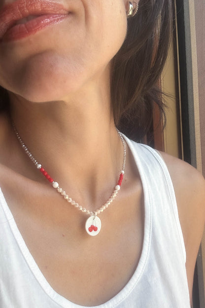 Collana perline 18