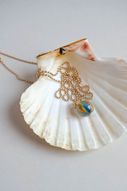 Collane biglia placcato oro