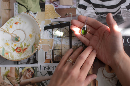 collane goccia piccole argento