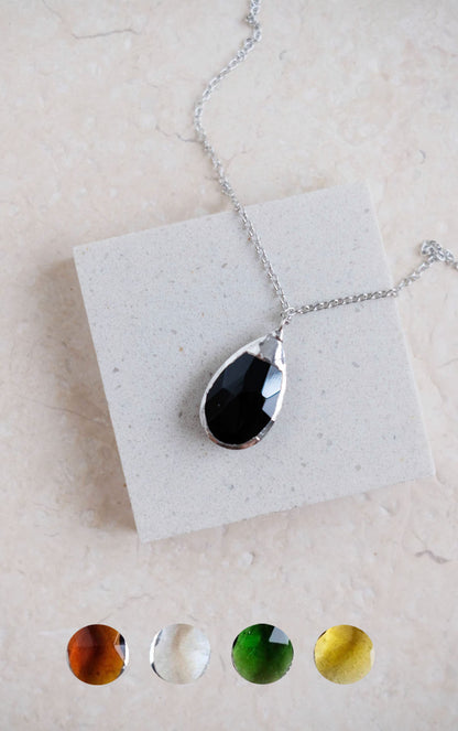 collane goccia piccole argento